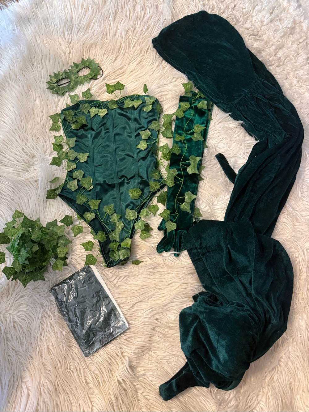 Women’s handmade poison ivy costume